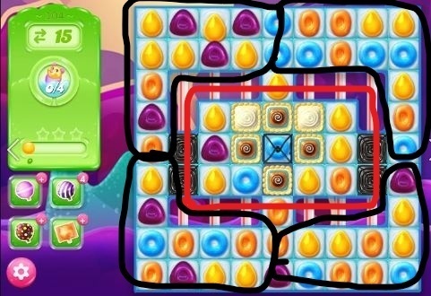 キャンディークラッシュゼリー104 攻略法 キャンディークラッシュゼリー攻略法 Candy Crush Jelly Saga